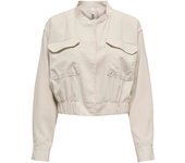 Chaqueta Only Onllis Linen para mujer en color beige