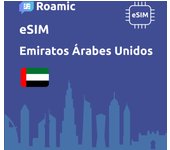 Roamic eSIM Emiratos Árabes Unidos para Viajeros - eSIM para Dubái - Datos Móviles en 5G/4G y Conexión de Alta Velocidad. Evita Pagar Gastos de Roaming