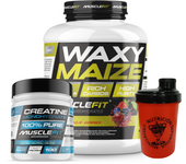 Pack Intra-Entreno Waxy Waize 2kg (varios sabores) + Creatina 300g (neutra) + Shaker (regalo) - Musclefit│MUSCLECULT