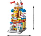 Mini Street View Game Hall Toy Store,  Candy Store Nut Store,  Building Blocks ,Christmas and Thanksgiving Gifts