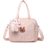 Cotton Mommy Bag Diaper Bags for Baby Cute Handbags Baby Items Organizer Nappy Caddy Bag Maternity Pack Mother Kids