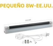 220V 110V UVA Quartz Ultraviolet Lamp 6W 8W T5 Tube Bulb UV Light BLB Black Light Blue 365nm Money Detection Lamp Fluorescent