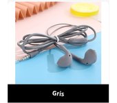 Macaron Universal 3.5mm Stereo Earphones Sports Music Earplugs Wired Microphone for Xiaomi