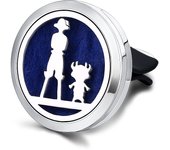 Refillable Car Air Freshener Smell Perfume Diffuser Clip Auto Vent Essential Oil Stainless Steel Locket Interior Accessories