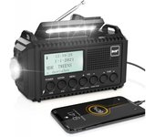Universal Radio Portátil Solar - 30 Emisoras - Carga Solar - Luz Fuerte