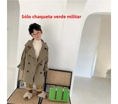 2-10Yrs Kids Trench Coat Spring Autumn Boys Girls Jacket Overcoat Long Sleeve Turn-Down Collar Children Windbreaker Top Clothes