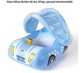 Rooxin Flotador De Coche Para Bebé Asiento Inflable De Natación Para Niños Circulo De Natación Para Agua Juguete De Baño