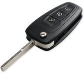 KEYYOU 3 Button Modified Flip Folding Remote car Key Shell Case for Ford Focus 2 3 mondeo Fiesta C Max S Max Galaxy Mondeo key