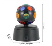 Rotating Flash Stage Light Round Ball Lamp Colour Night Light for Home Birthday Party Disco Bar Flashing Effects Ambient Lantern
