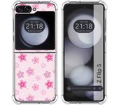 Funda Silicona para Samsung Galaxy Z Flip 5 5G diseño Flores Dibujos