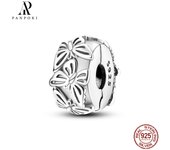 PANPOKI 2023New Owl Cat Beading Pendant Fit Original Pandora Bracelet Necklace 925 Silver Hot Charm Beads DIY Jewelry Making
