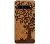 Tumundosmartphone Funda Gel Tpu para Samsung Galaxy S10 5G diseño Cuero 03 Dibujos