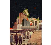 People in love Earth Canvas Art Print and Poster Surrealism Galaxy Space Honeymoon Canvas Painting Wall Picture Sci-Fi Art Decor