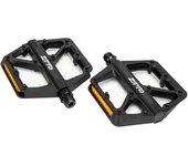ZTTO Economic MTB Flat Bike Pedal Double DU Bushing AM Enduro Road Bicycle Pedal 9/16 Thread Soft Riding For Gravel