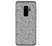 Tumundosmartphone Funda Gel Tpu para Samsung Galaxy S9 Plus Diseño Letras Dibujos