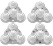 4PCS Non Punching Adhesive Furniture Ball Universal Pulley Household Mobile Base Accessories Trash Can Bottom Small Wheel