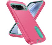 Case For Google Pixel 9 Pro XL Pixel 9 Pro Pixel 9 Full Body 3 in 1 Shockproof Heavy Duty Anti-Scratch Rugged Kickstand Covers