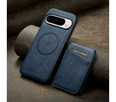 Detachable 2-in-1 Wallet For Google Pixel 9 Pro 8 7 8A 7A Card Slot Holder For Magsafe Magnetic Phone Case PU Leather Back Cover