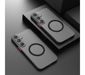 Magnetic Case for Samsung Galaxy A55 5G A35 A25 A15 A54 A53 A52 A34 A14 A32 A13 A51 Shockproof Armor Phone Case Soft Matte Cover