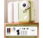 Children Digital Camera Instant Print for Kids Thermal Print Camera Instant Photo Printing Camera Video Toys+32G Memory Card