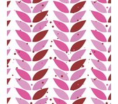 Papel Pintado Floral Hojas Rosas