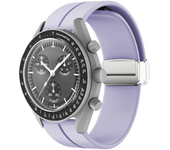 20mm 22mm Strap For Samsung Galaxy watch 6/4/5 pro/classic/gear s3/active 2 Sport Silicone Magnetic Buckle Huawei GT 2 2e 3 band