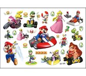 8styles Super Marios Bros Tattoo Stickers Luigi Yoshi Peach Toad Anime Figure Cute Sticker Toys Children Partys Gifts Supplies