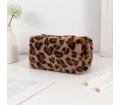 Pencil Bag Study Pencil Bag Key Pouch,Neon Rainbow Colored Leopard,Stationery Storage Pencil Case for School Office Travel