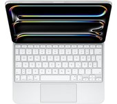 Apple iPad Magic Keyboard Case para iPad Pro 11 (M4), trackpad integrado, alemán - Blanco