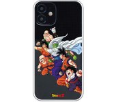 Carcasa para iPhone 12 o 12 Mini con un diseño de Dragon Ball Z Multipersonaje