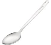 DESEOS Cucharon servir | Cuchara grande | Utensilio cocina | 35cm | Acero inox | Resistente y duradero | Apto para lavavajillas