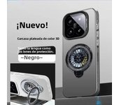 Fashion Luxury Magnetic Turbine Holder Phone Case for Xiaomi POCO X6 M6 M5S F6 F5 F4 PRO 4G 5G Metallic Aurora Skin Matte Cover