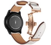 20mm 22mm Leather Band For Samsung Galaxy watch 5 4 6/classic/5 pro/active 2 40mm 44mm bracelet correa Huawei GT/2e/3/4 strap