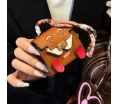 Mini Tiny PU Leather Handbag Decoration Pendant Bag For Airpods 4 3 2 Pro 2 For Galaxy Buds 3 3Pro 2 2Pro/Buds FE Headphone Case
