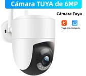 6MP Tuya WiFi Camera Outdoor PTZ 2.4G/5G Wifi Surveillance Cameras AI Tracking Security Protection CCTV Cam Alexa Google Onvif