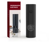 BIT Juego De Molinillos De Sal Y Pimienta Eléctricos Automáticos Recargables Con Gravedad Molinillo De Especias Ajustable Para La Cocina Herramientas De Metal Ecológicas