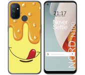 Tumundosmartphone Funda Gel Tpu para Oneplus Nord N100 diseño Helado Vainilla Dibujos