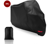 MAGIC SELECT Funda Moto Impermeable XL, 3XL y 4XL - Protector UV Scooter - Lona Resistente Viento y Polvo - Orificios Candado