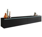 Mueble TV Sarasota 121 , Muebles ES, LED, Grafito, 180 x 30 x 33cm