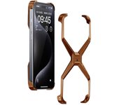 Aluminum Alloy Rimless X Type Bumper Bar For iPhone 14 15 16 ProMax Metal Heat Dissipation Removable Armor Shockproof Phone Case