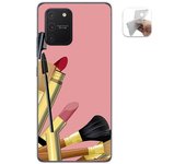 Tumundosmartphone Funda Gel Tpu para Samsung Galaxy S10 Lite diseño Brochas Dibujos