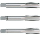 Ruko-246118-Juego de 3 machos para roscar a mano BSW ~ DIN 352 HSS rectificados con rosca 1 1/8"