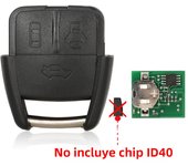 jingyuqin 93255733 433.92MHZ 3Button Remote Control Car Key For Chevrolet Opel Astra ZAfira 1999-2001 Vectra Uncut Blade No ID40