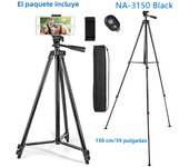 Nagnahz Tripod for Phone 150cm Video Recording Phone Tripod Stand with Bluetooth Remote Universal Camera Phone Photography Stand