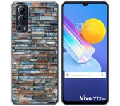 Funda Gel Tpu para Vivo Y52 5G / Y72 5G diseño Ladrillo 05 Dibujos