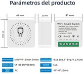 16A Zigbee Tuya Smart WiFi Light Switch Module 2-way Control DIY Mini Power Metering Breaker EWelink Relay For Alexa Google Home