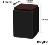 4Pcs Carbon Steel Furniture Heightening Foot Pad Wear resistant skid Table Bed Coffee Table Sofa Leg Risers Floor Protecto