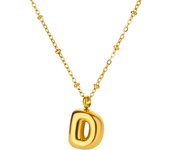 Initial Letter Necklace For Women Waterproof Gold Color Alphabet Necklaces 2024 Trend Stainless Steel Jewelry Freeshipping Items