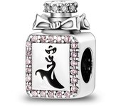 Silver Plated Rainbow Sunflower Beads Animal Elephant Pendant Charms Fit Original Bracelet For Women
