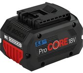 Bosch Professional 18V System ProCORE18V 5.5Ah - Batería de litio (1 batería x 5.5Ah, tecnología Coolpack)
